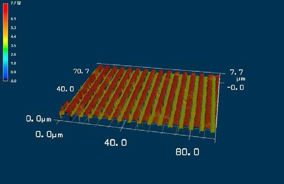 탄소섬유 프리프레그 샘플 분석 결과 (3D 이미지)