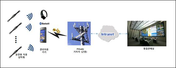 웨어러블 기기 수집 정보 전달 체계(안)