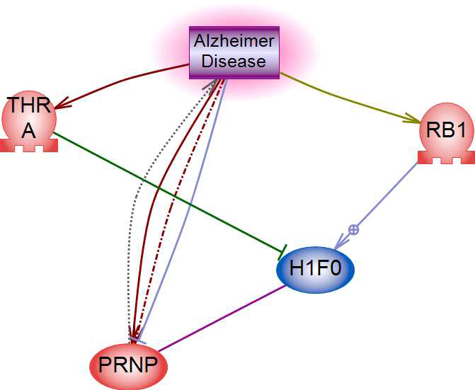 H1F0을 이용한 Alzheimer disease 에 대한 네트워크 구축