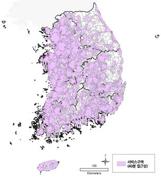 치과 40분 서비스구역