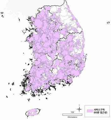 내과(2차) 60분 서비스구역