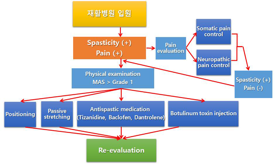 상지기능평가 및 치료 흐름