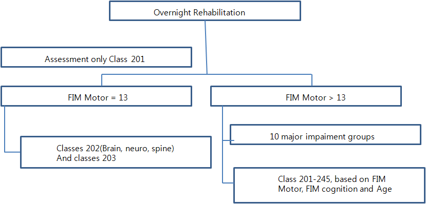 호주의 입원 재활환자분류체계도