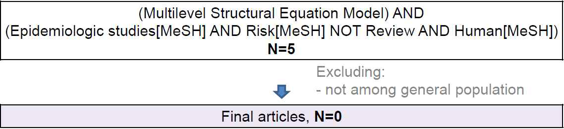 Search strategies for multilevel structural equation model