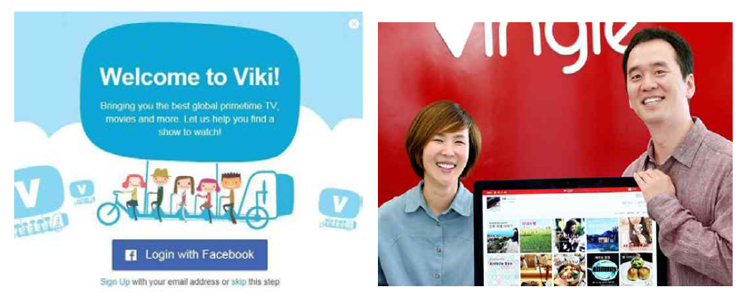Viki.com과 Vingle을 창업한 호창성. 문지원 부부