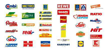 QS와 협업하고 있는 독일 소매점 브랜드들