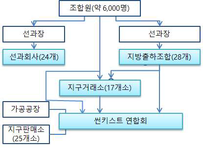 선키스트 조직도