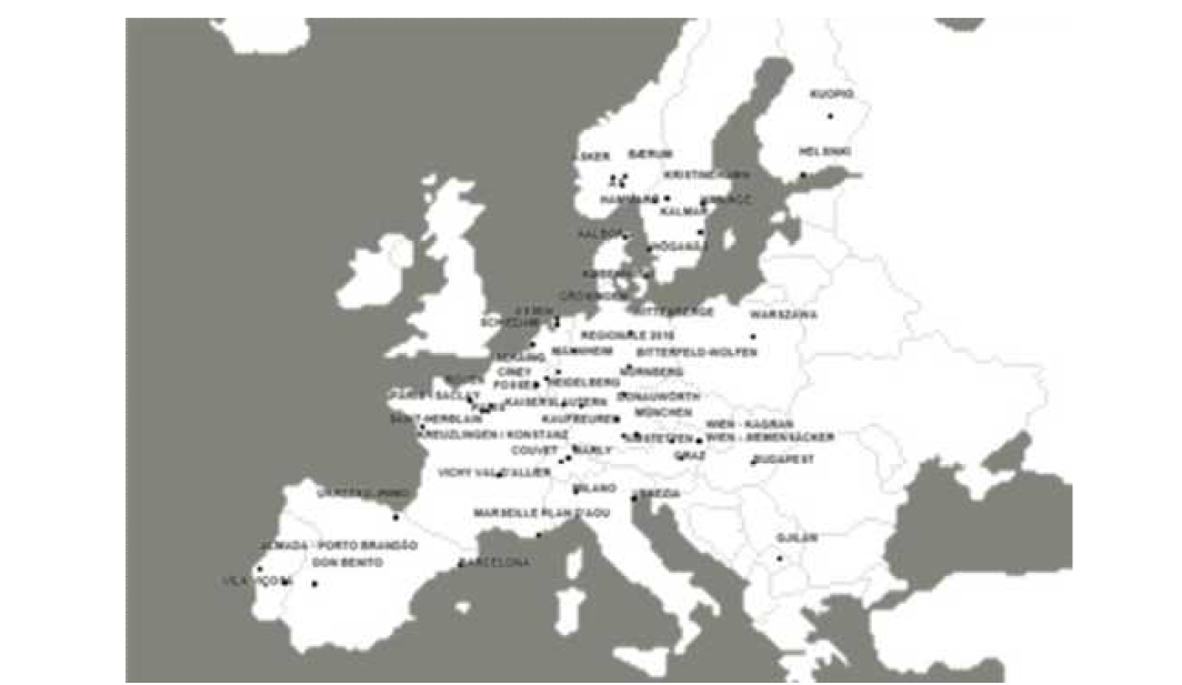 Europan12 유럽 내 대상지