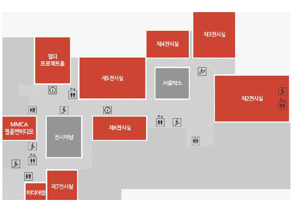 국립현대미술관 서울관 전시공간(지하1층)