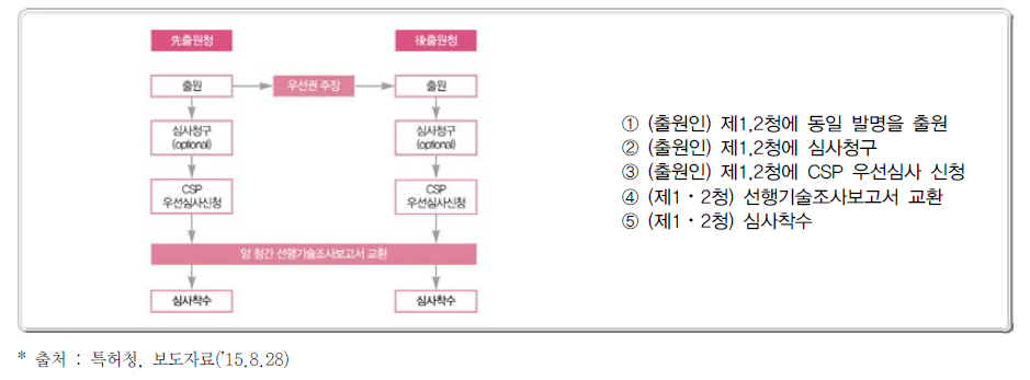 CSP 심사절차도