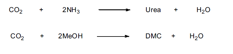 Urea와 DMC 합성 반응