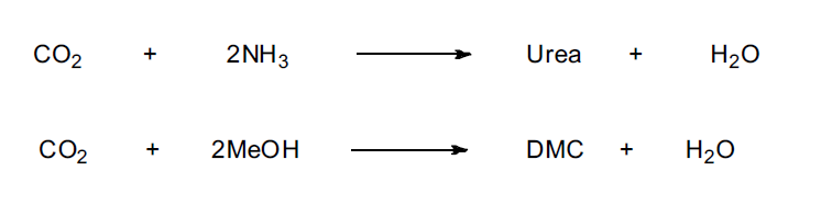 Urea와 DMC 합성 반응.