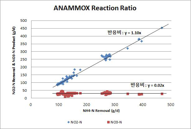 ANAMMOX Reaction Ratio