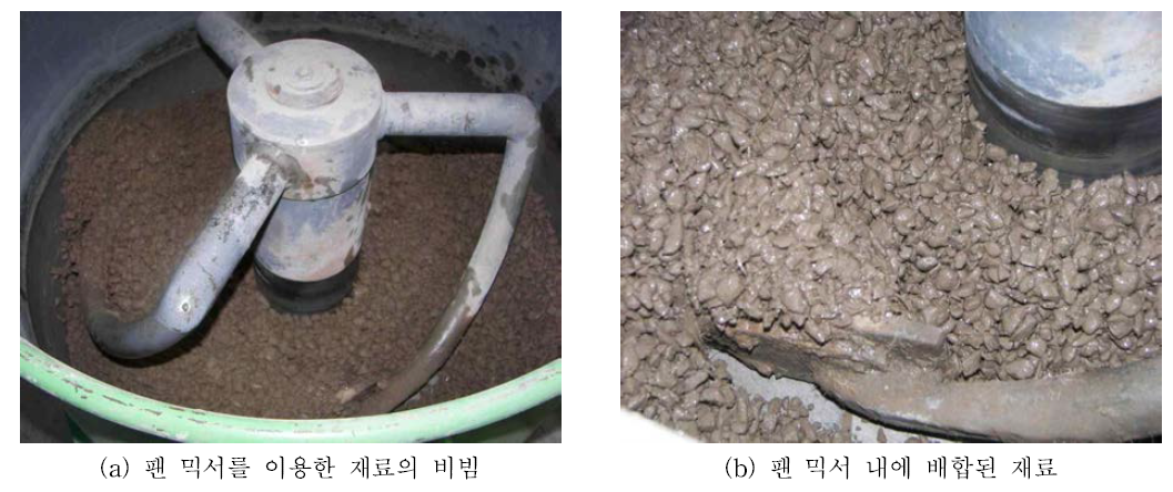 섬유혼합 다공성 소일 블록 배합