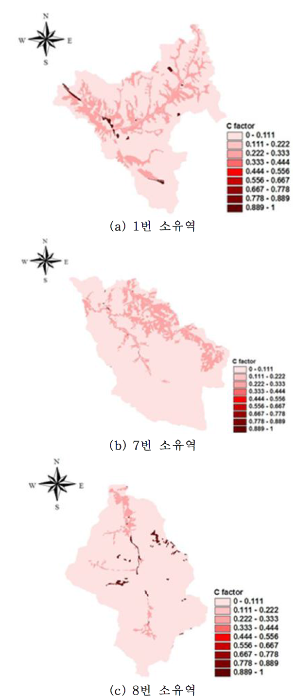 USLE C factor map