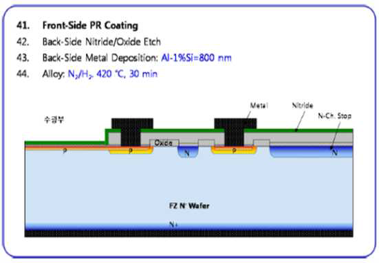 Process Flow : Back Side Cathode Metal 형성