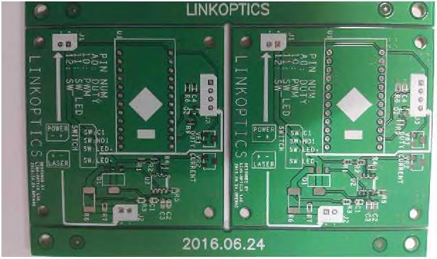 LD Module 드라이버 PCB 보드 최종 시제품