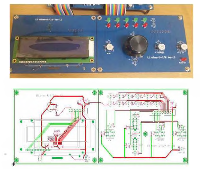 제작한 레이저 펌프 시스템 구동 마스터 제어 보드