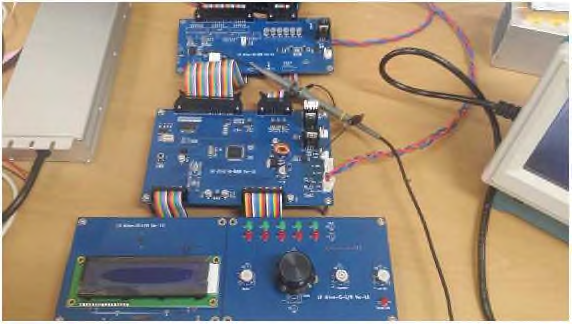 제작된 레이저 펌프 시스템 드라이버 모듈의 상호 연동 시험