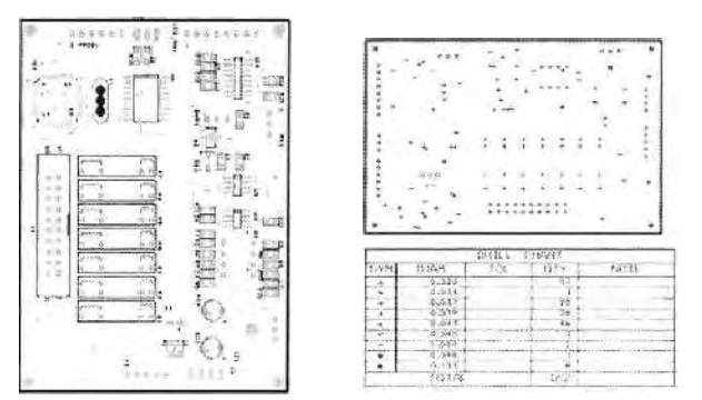 Main Board 의 Solder Data 및 Drilling Data