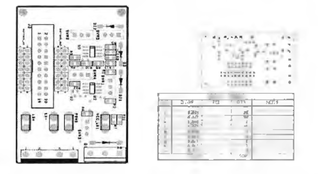 Laser Diode Current Driving Board의 Solder Data 및 Drilling Data