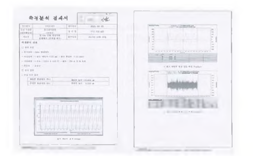 Lens 형 상 정 도 측 정 분 석 결과서