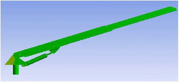 Y-component stress of Final Davit Crane-Max. 78.57MPa