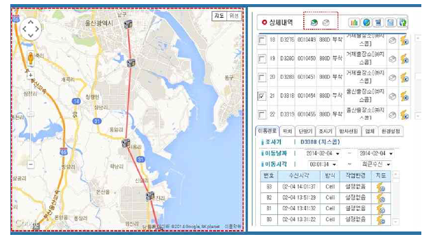 GPS지리정보 맵(구글맵) 개선 및 사용자 편의성 제공