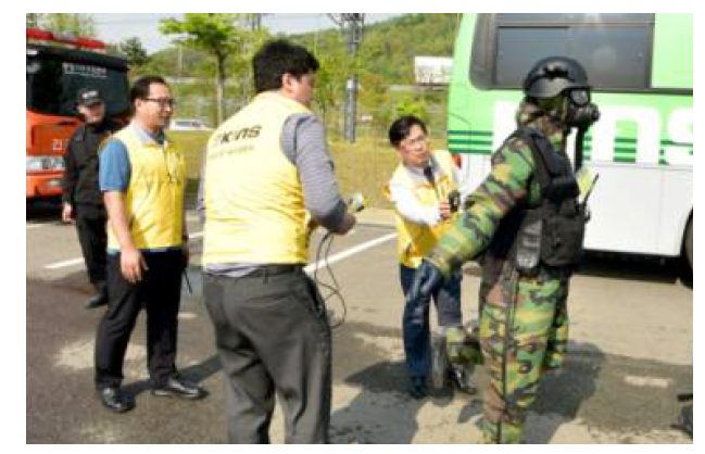 방사능테러대응 민관군 합동 훈련지원