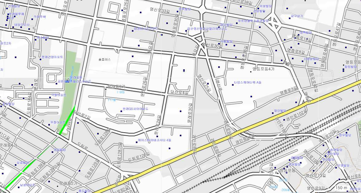 Map of the on-road air pollution monitoring route