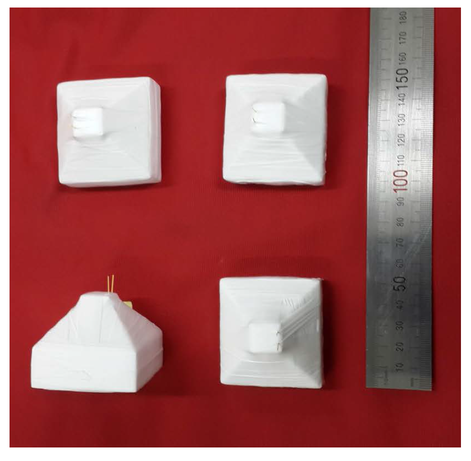 2 pi geometry 라돈 검출용 CsI(Tl) + PIN photodiode 결합 사진