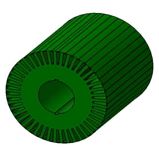 Rotor Core 설계 (3D)