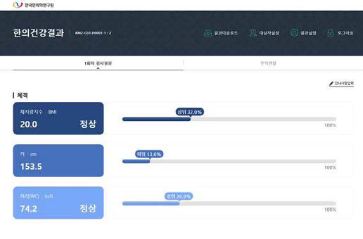 대상자 피드백을 위한 결과 다운로드 및 프린트 기능