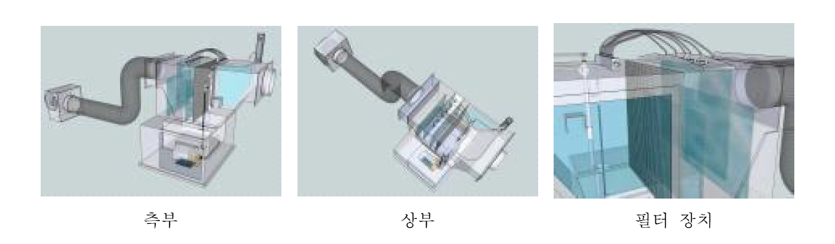 돈사 피트 환기관 설치용 공기 포집 장치