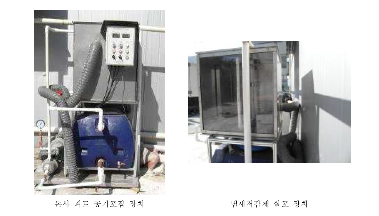 돈사 피트 공기포집 장치 외부구조