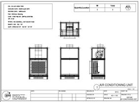 공조기 설계도면