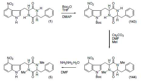 Des-N-thaxtomin C를 이용한 Thaxomin D의 합성