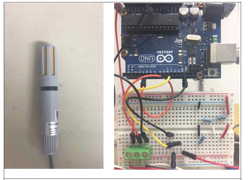 습도 조절기 개발을 위한 습도 센서 및 기판