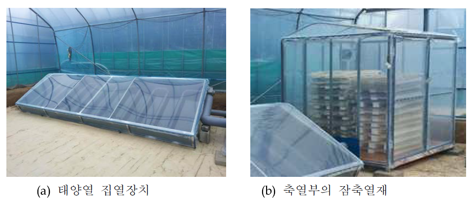 태양열 집열 및 잠축열재 요인시험장치
