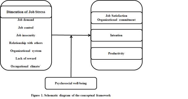 직무스트레스와 조직효과성의 개념적 틀