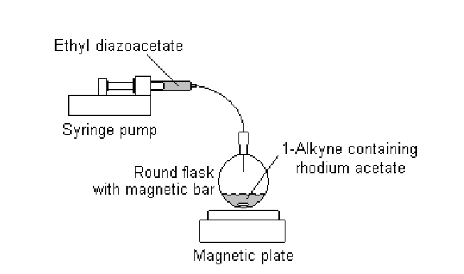 액상 alkyne으로부터 alkyl CPE의 합성