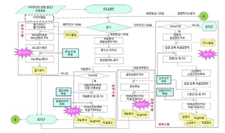 작물생육 이미지 분석 1차엔진 식별 알고리즘