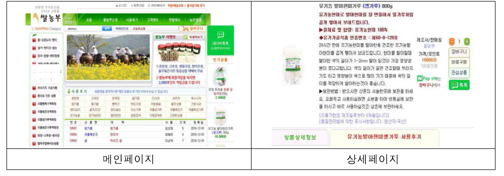 인터넷을 통해 소비자 직거래