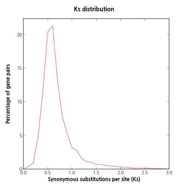 벼-수수 Ks distribution plot