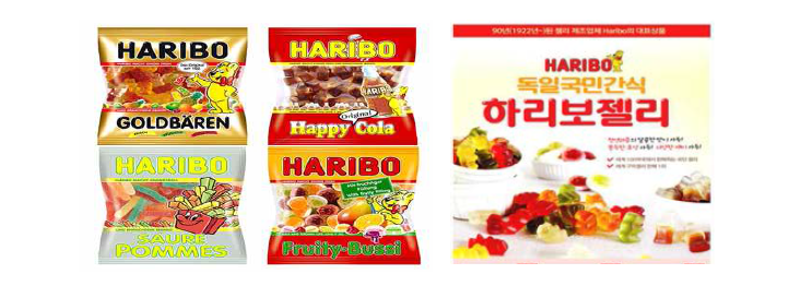 독일 제과회사 ‘Haribo’의 인기 상품, 하리보젤리