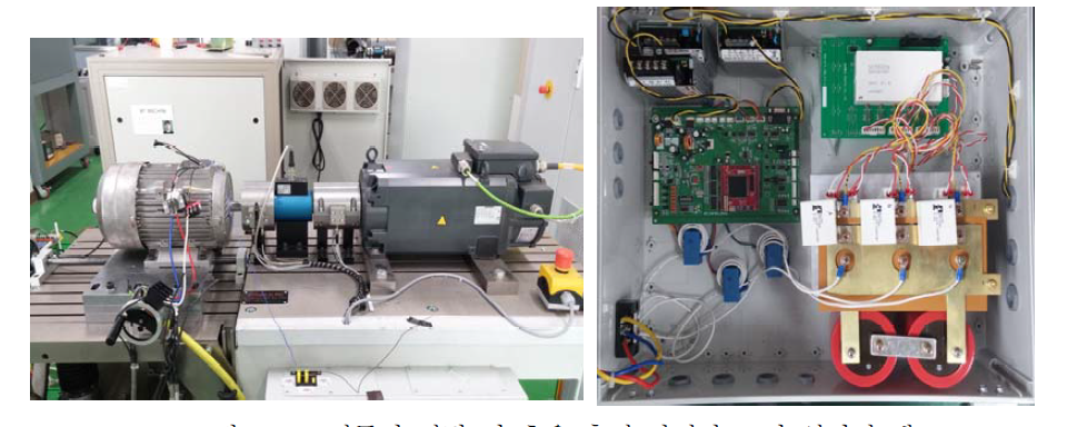 전동기 전력 및 효율 측정 다이나모 및 인버터 세트