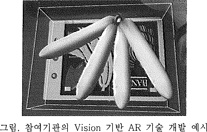 참여기관의 Vision 기반 AR 기술 개발 예시
