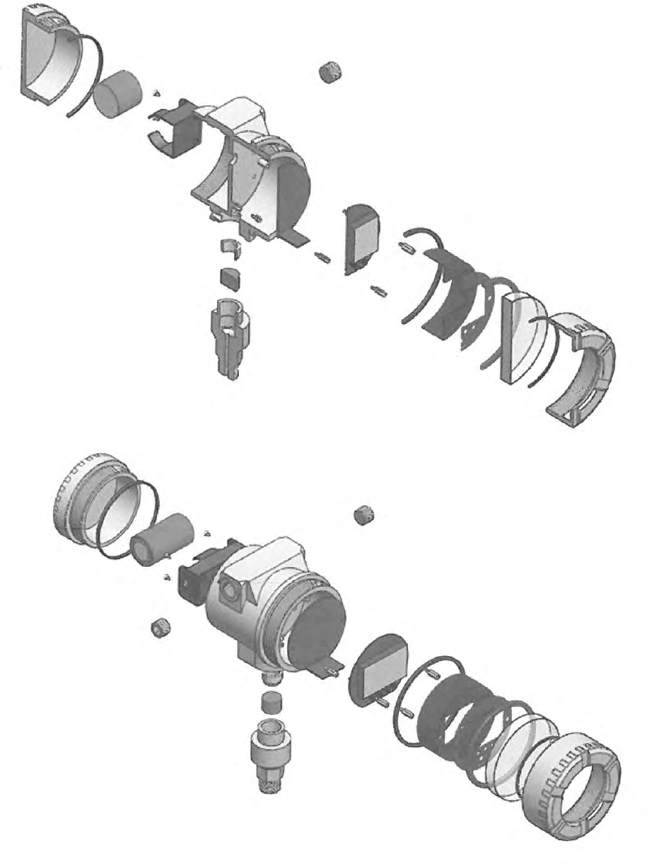 스마트 압력레코더 3D 모델링 분해도