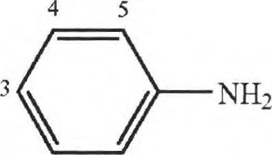 방향족 1차 아민의 기본 형태