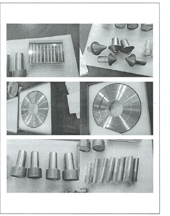 최종 개발품 가공에 사용된 Tool 및 Jig